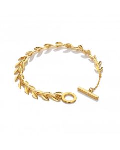 HD X Tasha Ghouri Laurel Bracelet - Yellow Gold Plate