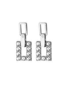 Hot Diamonds Echo White Topaz Drop Earrings DE716