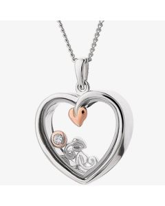 Clogau Tree of Life Heart Inner Charm Pendant Necklace