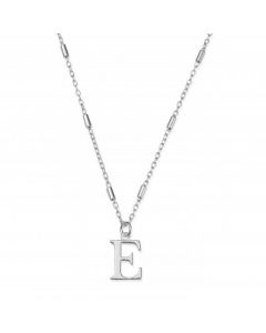 ChloBo Iconic Initial E Silver Necklace SNCC4040E