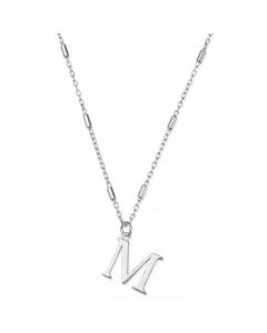 ChloBo Iconic Initial M Silver Necklace SNCC4040M