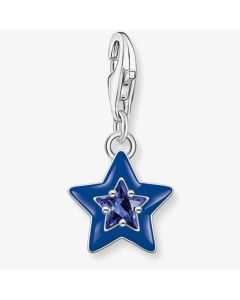 Thomas Sabo Blue Cubic Zirconia Cold Enamel Star Charm
