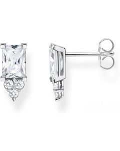 Thomas Sabo Sterling Silver White Stones Earrings