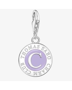 Thomas Sabo Silver Member Charm Violet 
