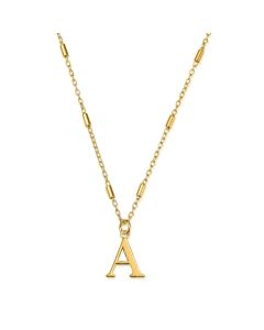 Chlobo Initial A Gold necklace