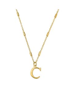 Chlobo Initial C Gold necklace