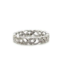 18ct White Gold 0.20ct Diamond Cluster Ring