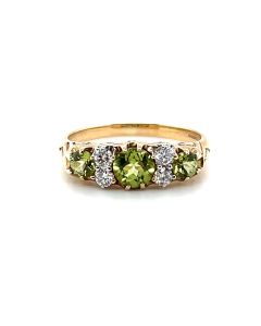 9ct Yellow Gold Seven-Stone Ring