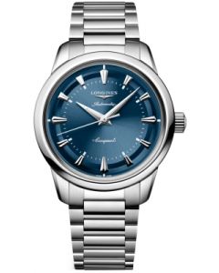Longines Conquest Heritage 38mm Blue Dial Automatic Bracelet Watch