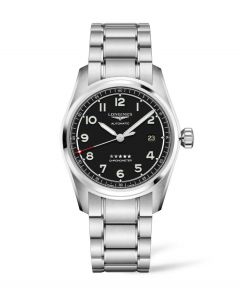 Longines Spirit Automatic Men's Black Dial Steel Bracelet Watch L38104536