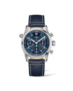 Longines Mens Spirit Chronograph With Blue Dial