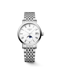 Longines Elegant Collection Moonphase 30mm Quartz Ladies Watch