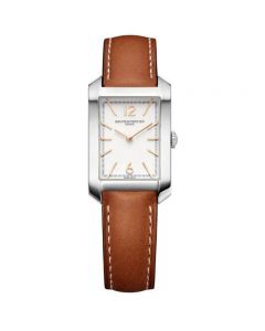 Baume Et Mercier Hampton Quartz Steel Ladies Tan Strap Watch