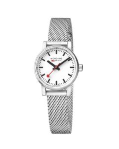 Mondaine Evo2 Petite White Dial Watch MSE.26110.SM