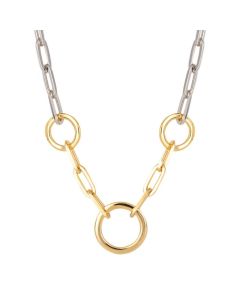 Fiorelli Open Circle Chain Link Necklace