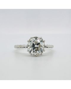 Pre-Owned Platinum Old European Cushion cut 2.00ct Diamond Solitaire Ring