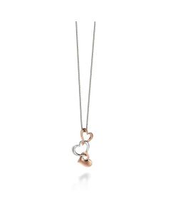 Fiorelli Linked Heart Drop Pendant