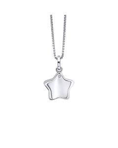 D for Diamond Children's Star Locket Pendant with Diamond