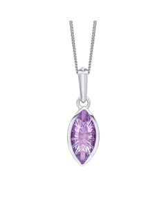 Fiorelli Concave Cut Amethyst Pendant