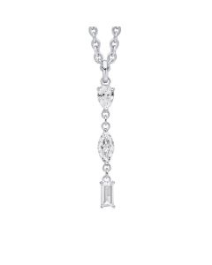 Mixed Shapes Long Pendant