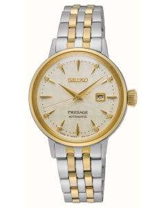 Seiko Presage Cocktail Time ‘White Lady’ Diamond Twist Watch