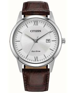 Citizen Mens Strap With Silver Dial