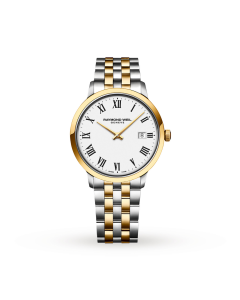 Raymond Weil Mens Toccata Two Tone With White Dial