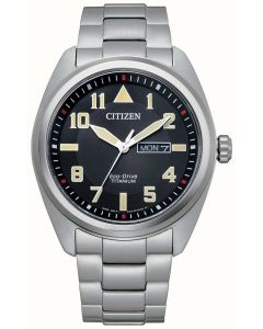 Citizen Eco-Drive Titanium With Black Dial