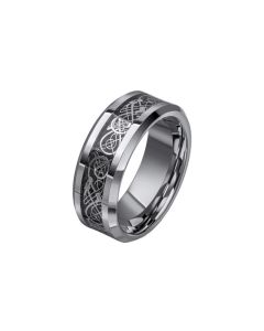 Fred Bennett Filigree Tungsten Ring Size 62