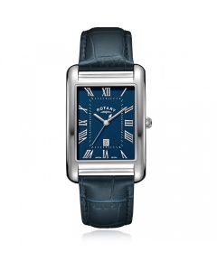 Rotary Dress 29mm Navy Dial Leather Strap Watch