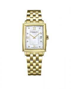 Raymond Weil Toccata Ladies Gold Plated Quartz Rectangular Watch