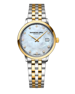 Raymond Weil Ladies Toccata Gold Plated With Mother of Pearl Dial