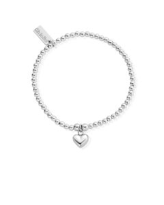 Chlobo Cute Charm Puffed Heart Bracelet