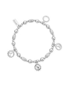 Chlobo Silver Phases Of Goddess Bracelet