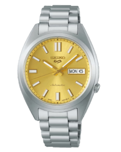 Seiko Gents 5 Sports SNXS Vintage Gold Collection – in ‘Gold Cufflinks’ watch