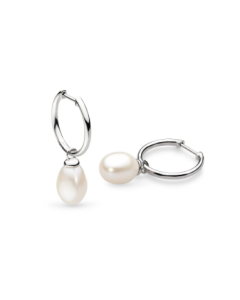 Kit Heath Revival Classic Pearl FP Hoop Drop Earrings