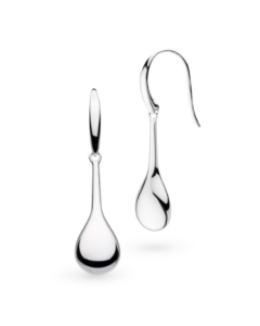Kit Heath Coast Pebble Smooth Elegant Drop Earrings