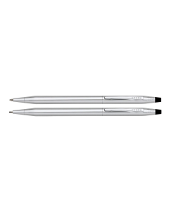 Cross Classic Century Ballpoint Pen and Pencil Set - Lustrous Chrome