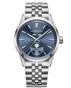 Raymond Weil Freelancer Complete Calendar 40mm Mens Watch Blue Dial