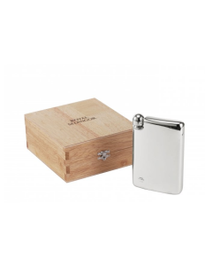 Royal Selangor Pewter Pewter Hip Flask 16cl in Presentation Wooden Box