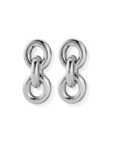 Chlobo Anchor Chain 3 Link Earrings