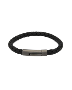 Unique & Co B425BL/21CM Men's Leather Bracelet