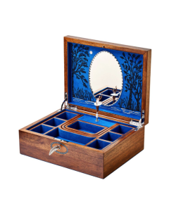 Ballet Musical Jewellery Box – Swan Lake Walnut Wood