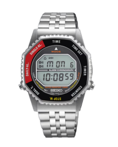 Seiko Men’s Digital Quartz Watch in Red & Black