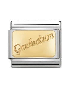 Nomination Classic 18K Gold Graduation Charm