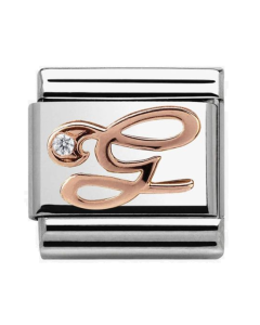 Nomination Classic Rose Gold Letter G Charm