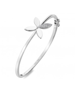 Hot Diamond Silver Eden Bangle
