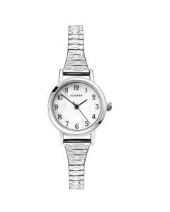 Sekonda Connolly Ladies Watch Steel Expander Bracelet with White Mother of Pearl Dial