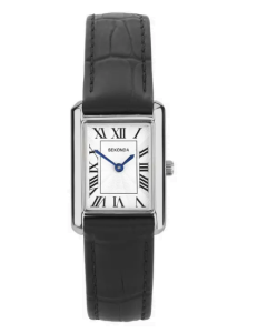 Sekonda Colette Ladies Stone Set Watch on black Leather Strap