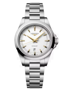 Longines Conquest Quartz 30mm Ladies Watch White Dial